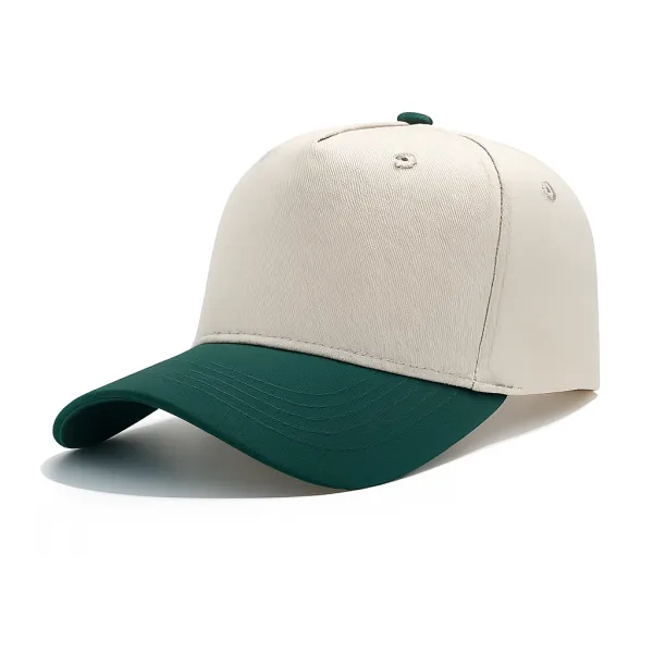 Cap, Schirm Dunkelgrün, unveredelte Rohware