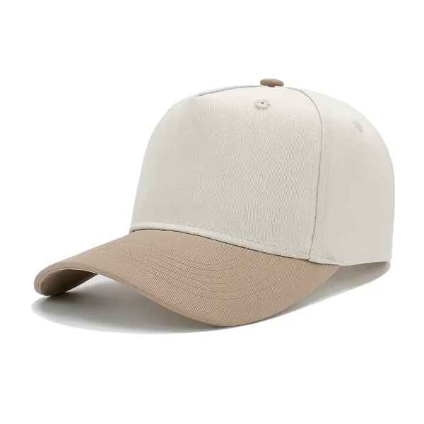 Cap, Schirm Beige, unveredelte Rohware