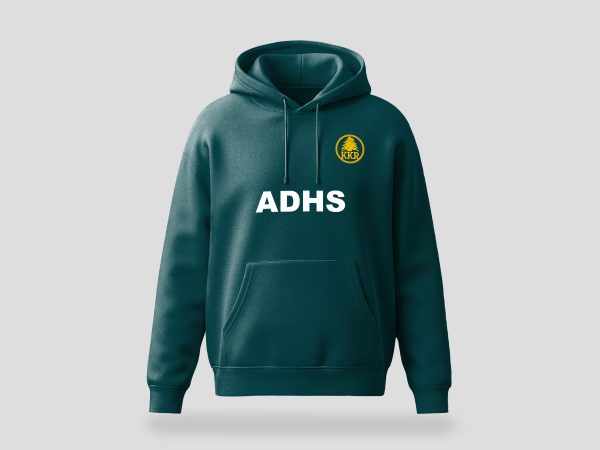 K.K.R. Hoodie in Dark Green, Produktabbildung